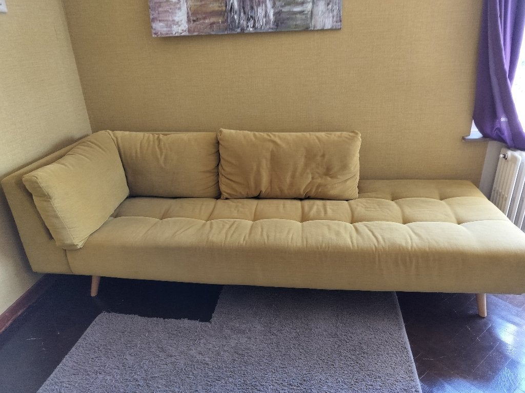 Sofa/chaise longue  van Pluym, Huis en Inrichting, Ophalen, Gebruikt, Overige maten, 75 tot 100 cm