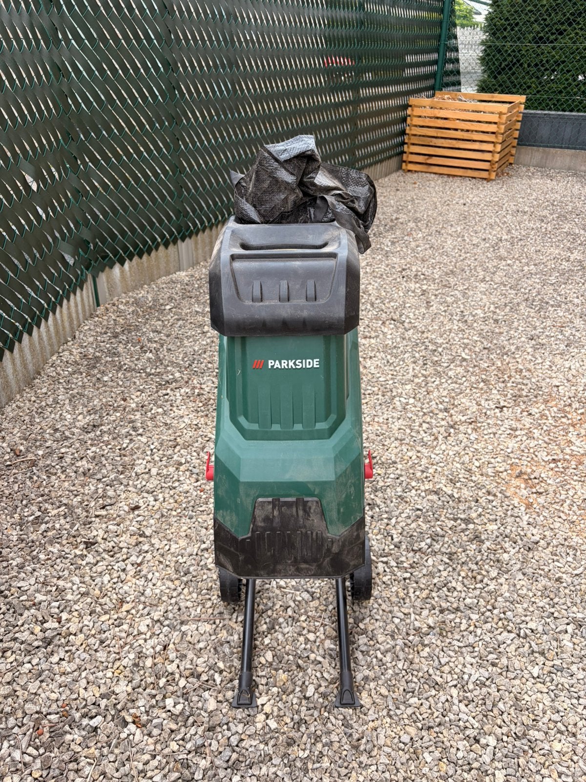 Parkside hakselaar 1x gebruikt, Ophalen, Gebruikt, Elektrisch, Met opvangzak