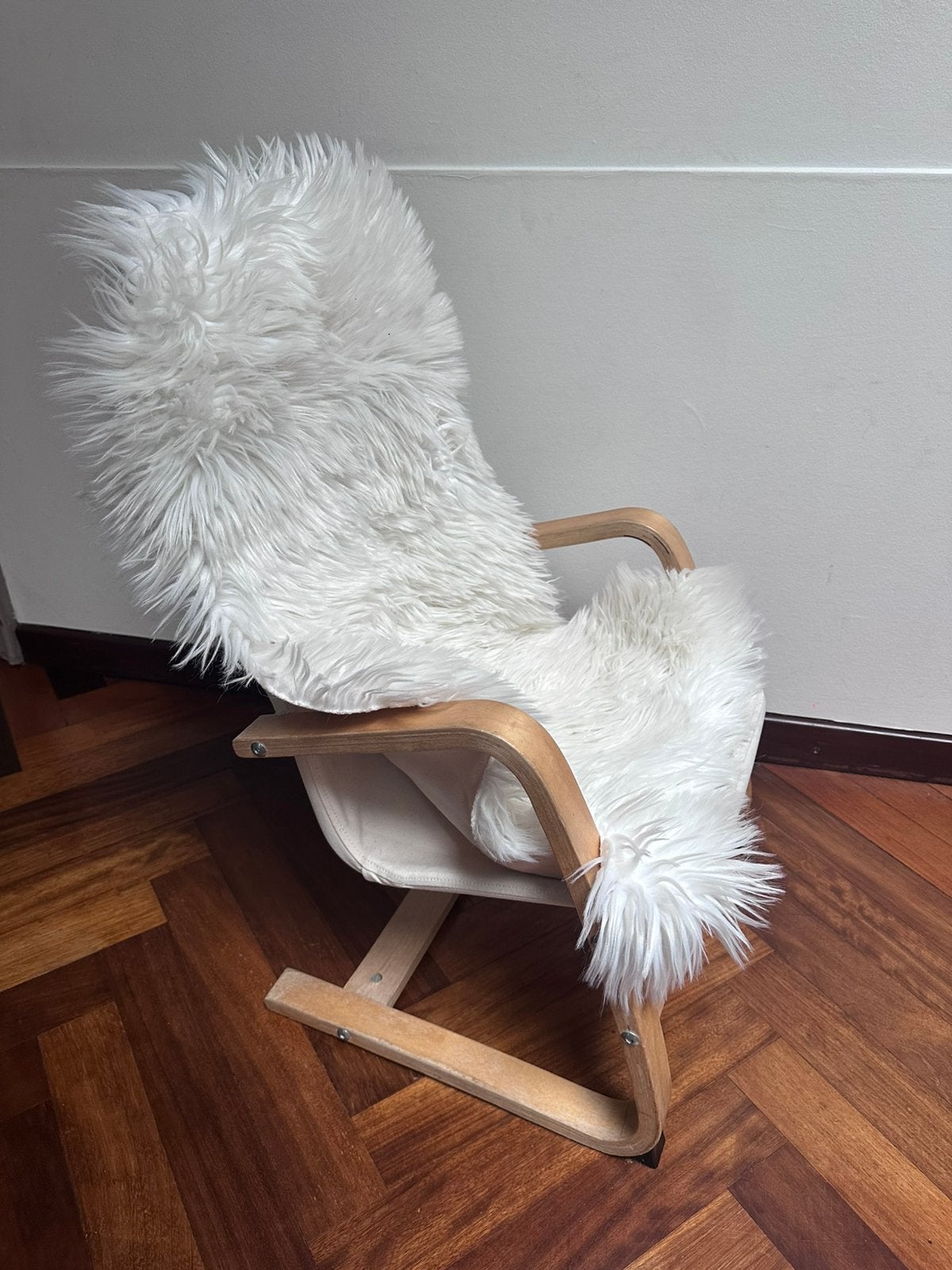 Kinder zeteltje poang van Ikea, natuurhout, zonder wolletje, Ophalen, Zo goed als nieuw