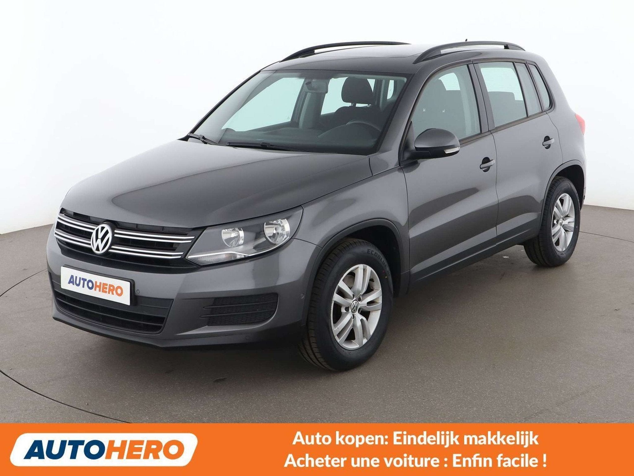 Volkswagen Tiguan 1.4 TSI Trend & Fun BlueMotion Tech, Autos, Volkswagen, 1395 cm³, Argent ou Gris, Achat, 149 g/km