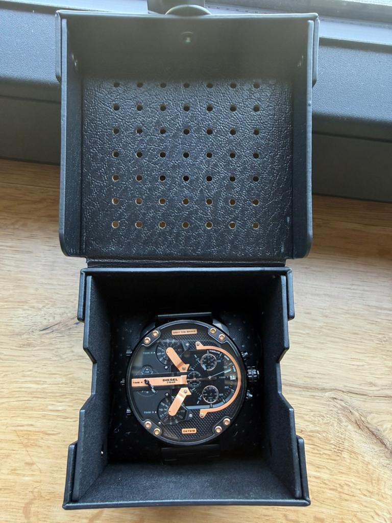 Mr Big Daddy Diesel Horloge, Handtassen en Accessoires, Horloges | Heren, Ophalen, Zo goed als nieuw