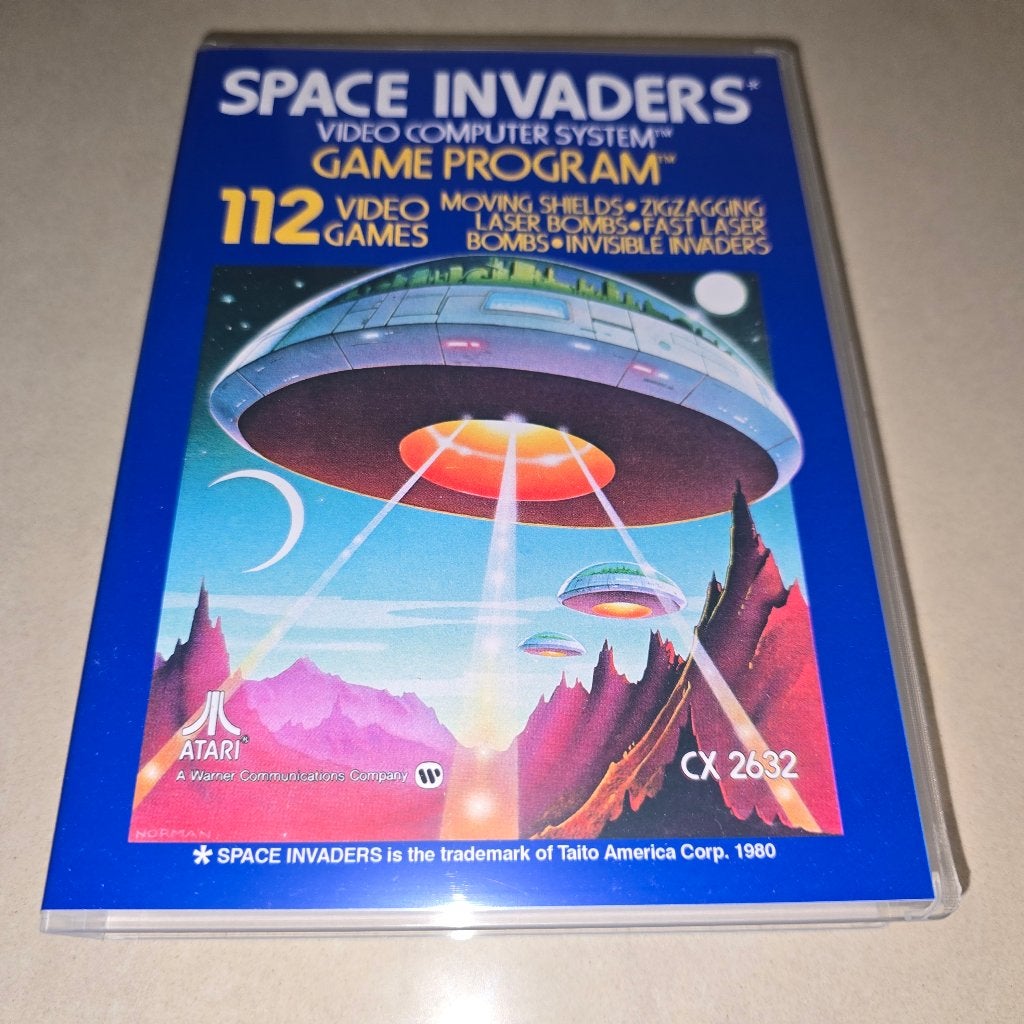 Space Invaders Atari 2600 Game case, Consoles de jeu & Jeux vidéo, Jeux | Atari, Envoi, Atari 2600