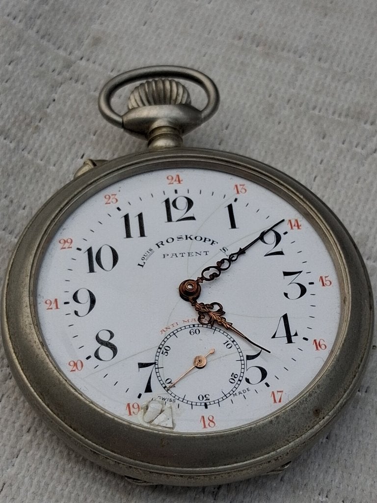 Louis Roskopf SA, Overige merken, Zakhorloge, Staal, Verzenden