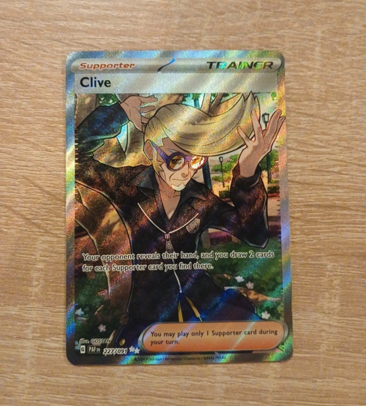 Carte Pokémon - Clive Trainer 227/091 Anglais, Enlèvement ou Envoi, Comme neuf