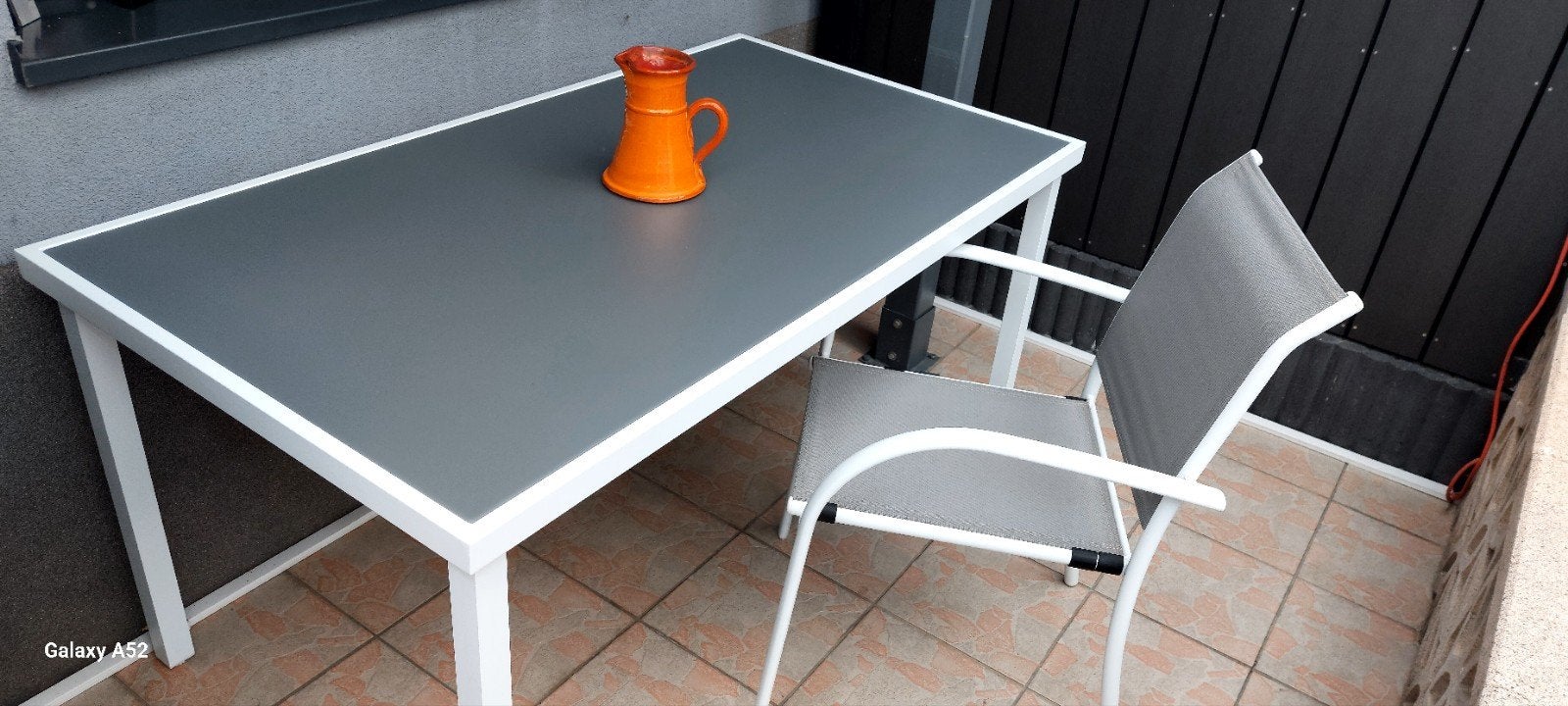 Ensemble de jardin, Enlèvement, Comme neuf, Rectangulaire, Métal