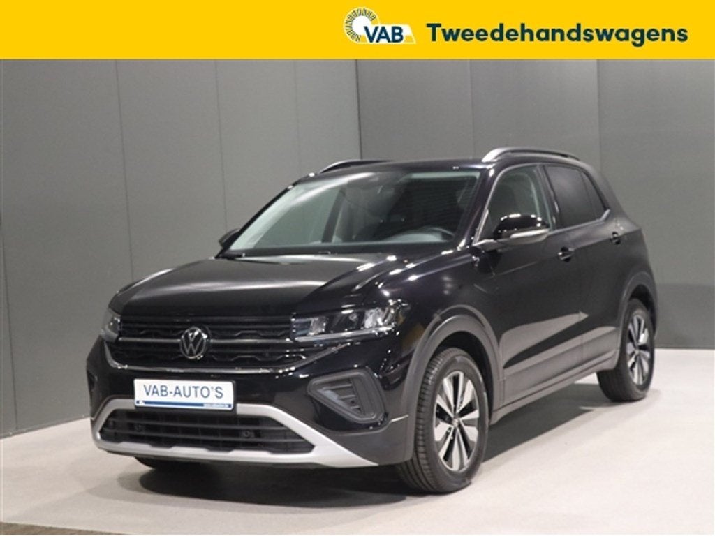 Volkswagen T-Cross   1.0 TSI 115 LIFE, Auto's, Zwart, 116 pk, Zwart, Bedrijf