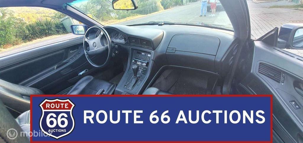 BMW 850i | 1991 | Route 66 Auctions, Auto's, Zwart, Bedrijf, Handgeschakeld, Overige carrosserie