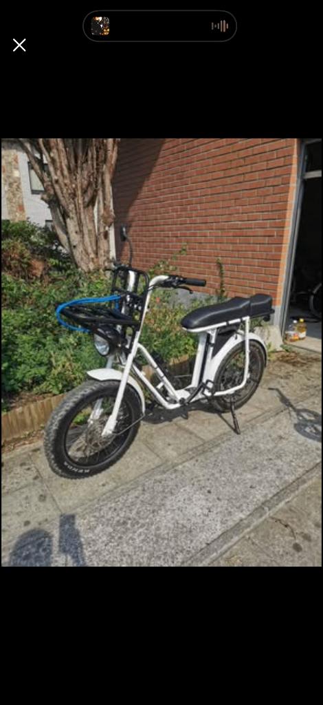 Vélo électrique cargo compact  – 20Ah – super fun & pratique, Fietsen en Brommers, Elektrische fietsen, Ophalen, Gebruikt, 50 km per accu of meer