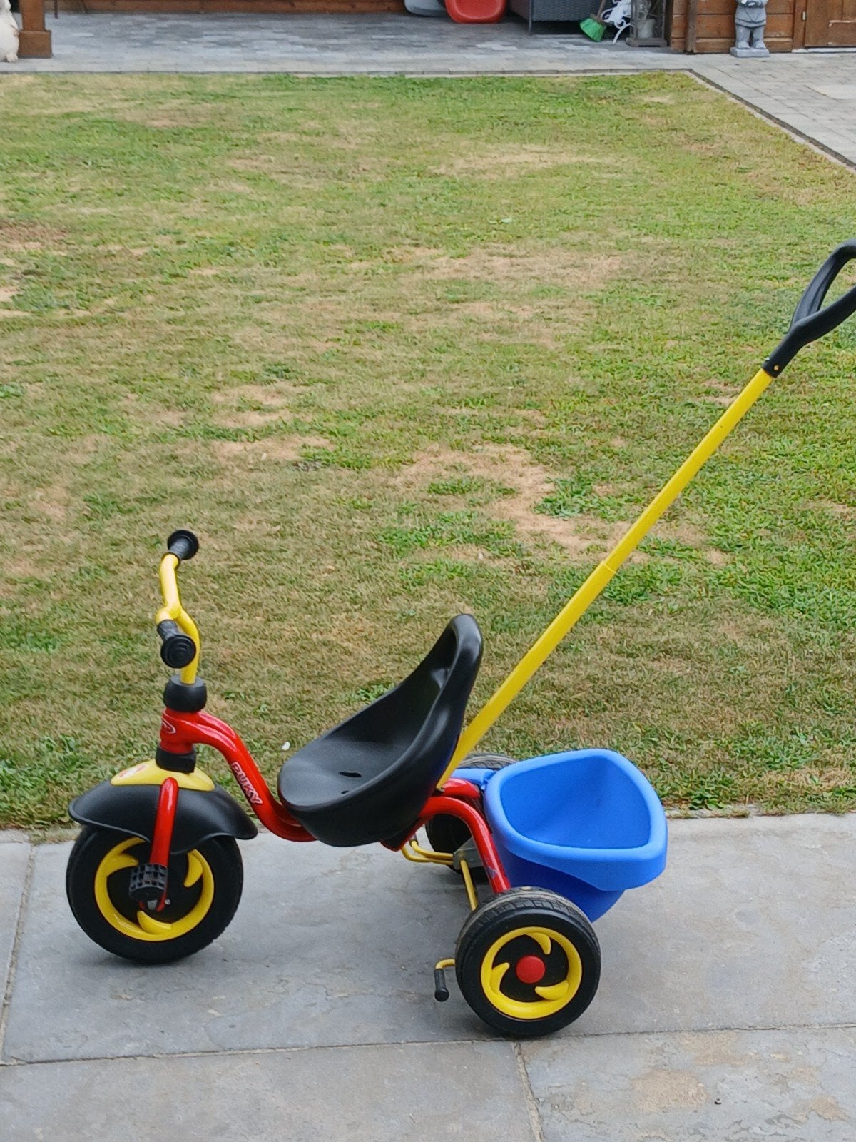kinderfiets puky met duwstang, Ophalen, Duwstang