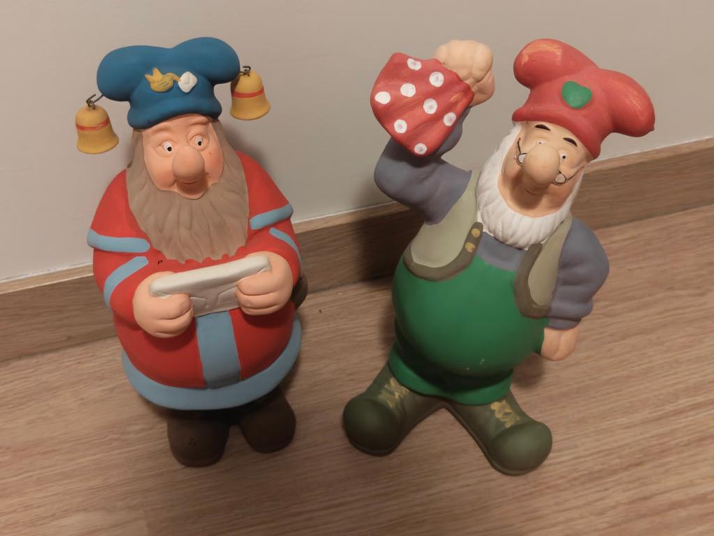 Kabouter lui & Plop Tuin beelden, Ophalen
