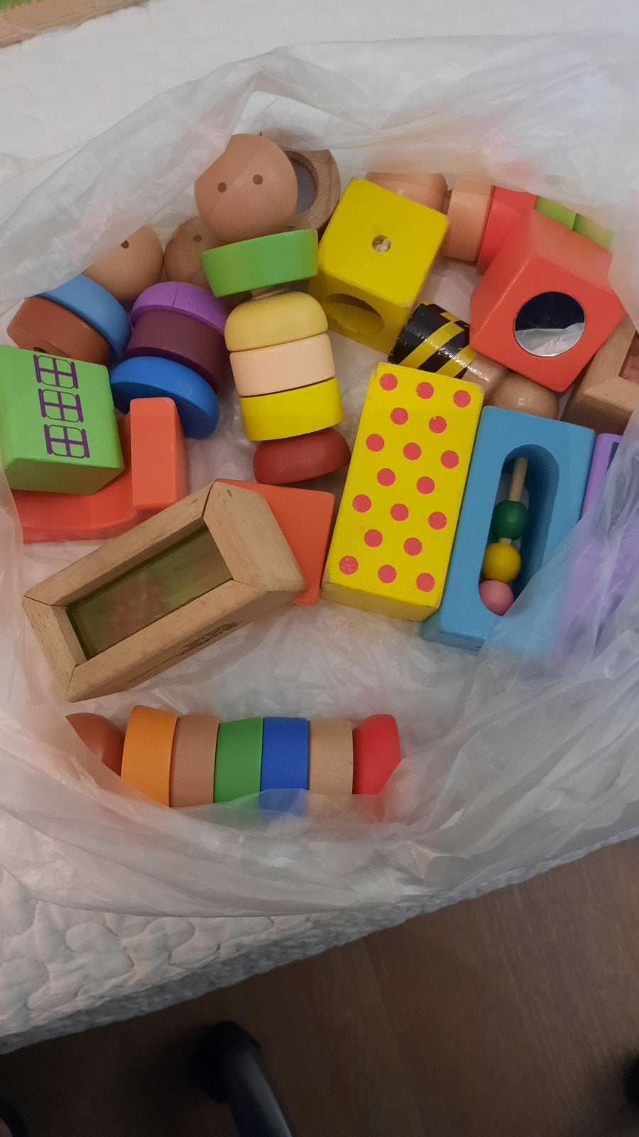 Setje houten blokken., Ophalen, Gebruikt, Overige typen