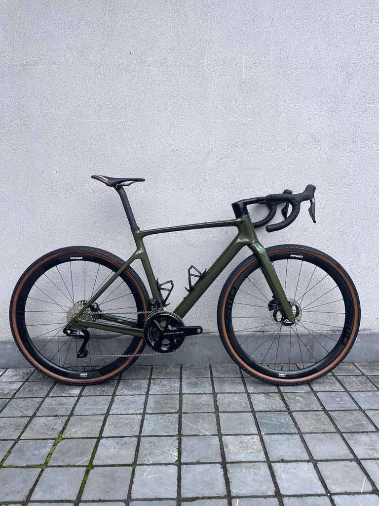 Scott Addict Gravel - Dura-Ace DI2 12 speed - Maat M/54, Fietsen en Brommers, Fietsen | Racefietsen, Zo goed als nieuw, Carbon