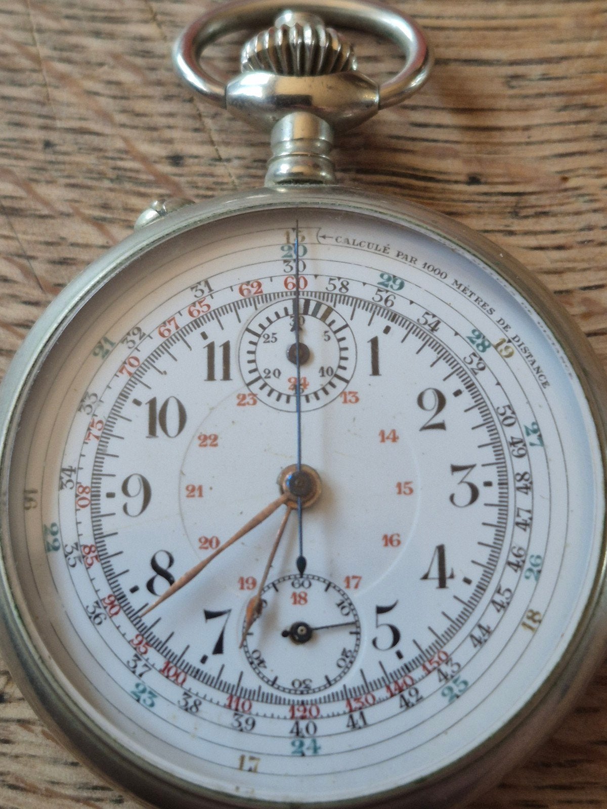 montre a gousset, Enlèvement