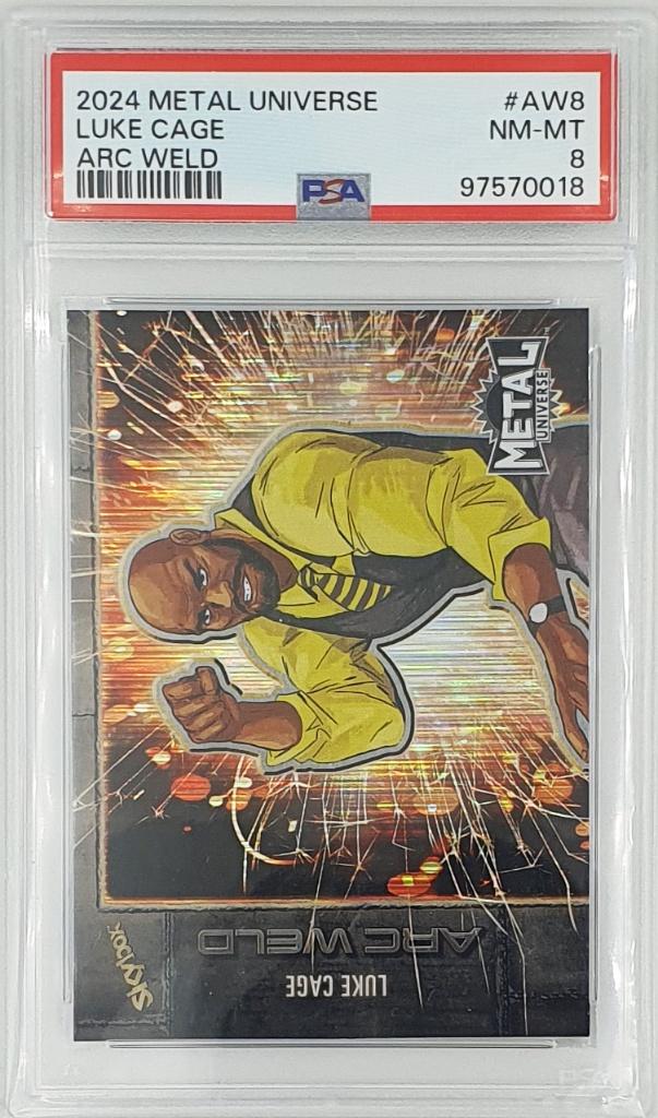 2024 SkyBox Metal - Marvel - Arc Weld - Luke Cage - PSA 8, Envoi, Neuf, Cartes en vrac, Foil