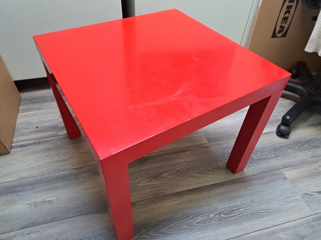 kindertafel rood, Kinderen en Baby's, Ophalen of Verzenden, Gebruikt