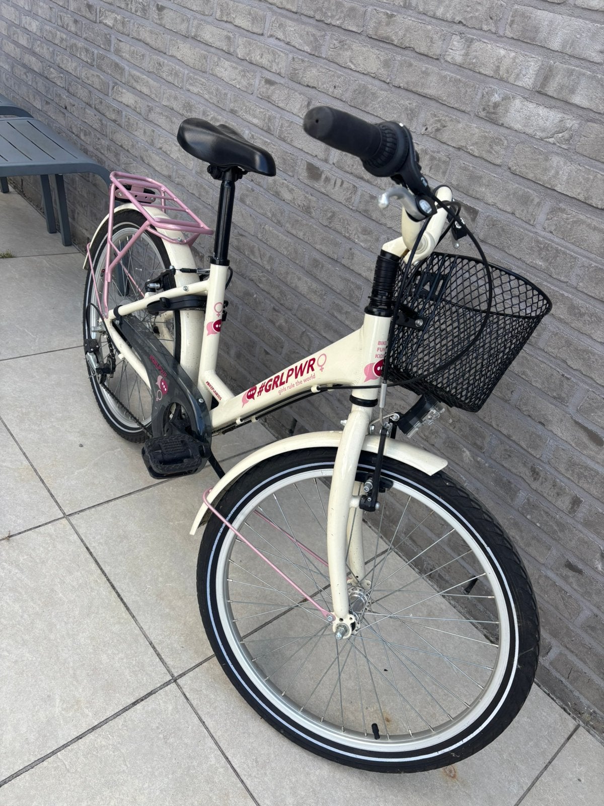 Meisjesfiets 22inch -prima staat -merk ‘BikeFunKids-GRLPWR, Ophalen, Zo goed als nieuw, Versnellingen