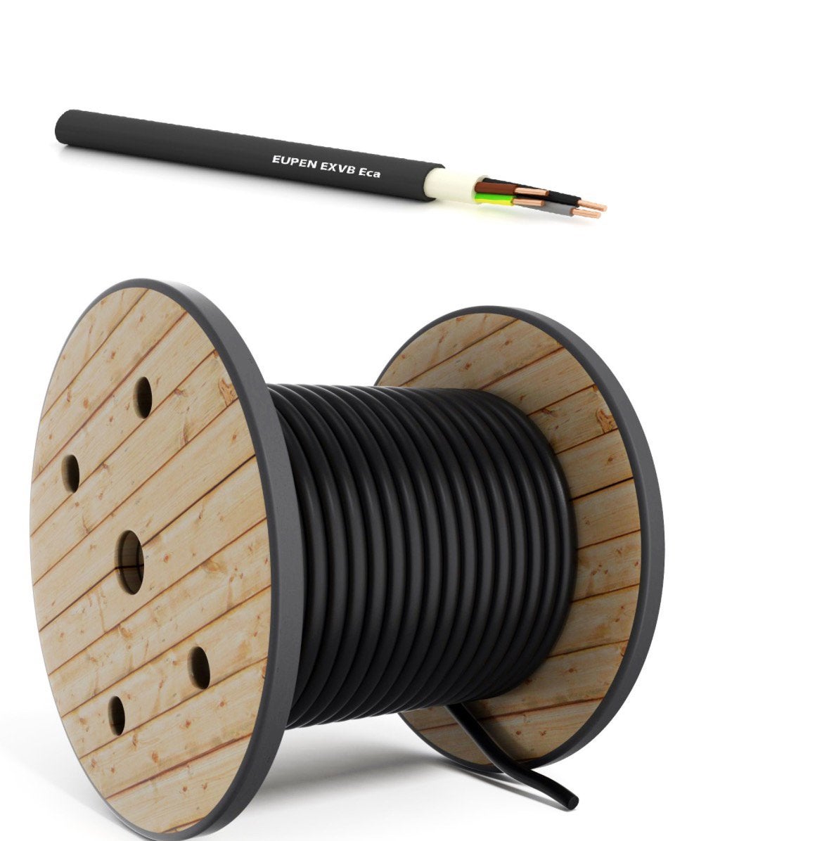 Exvb4g10 elektriciteits kabel zwart, Doe-het-zelf en Bouw, Ophalen, Zo goed als nieuw