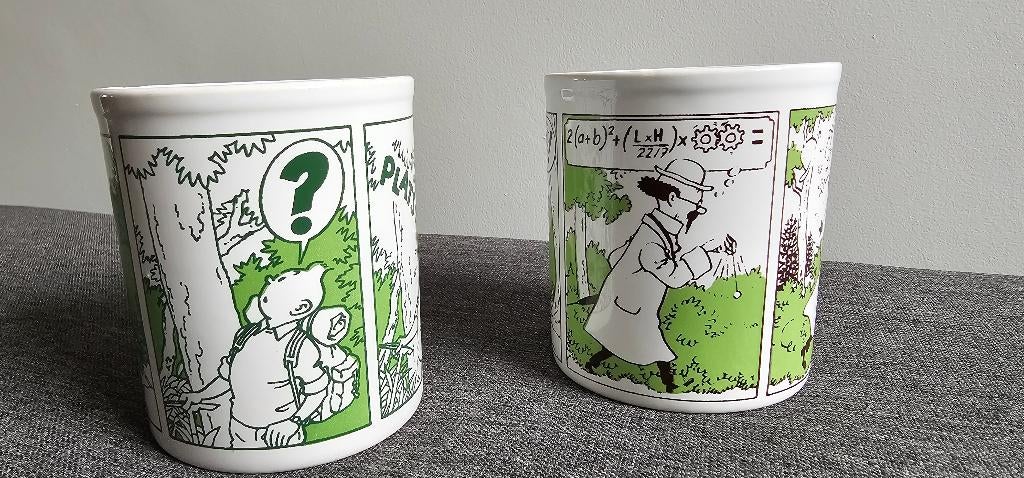 Kuifje Tintin tassen Planta, Meerdere stripboeken, Ophalen of Verzenden, Zo goed als nieuw, Herge