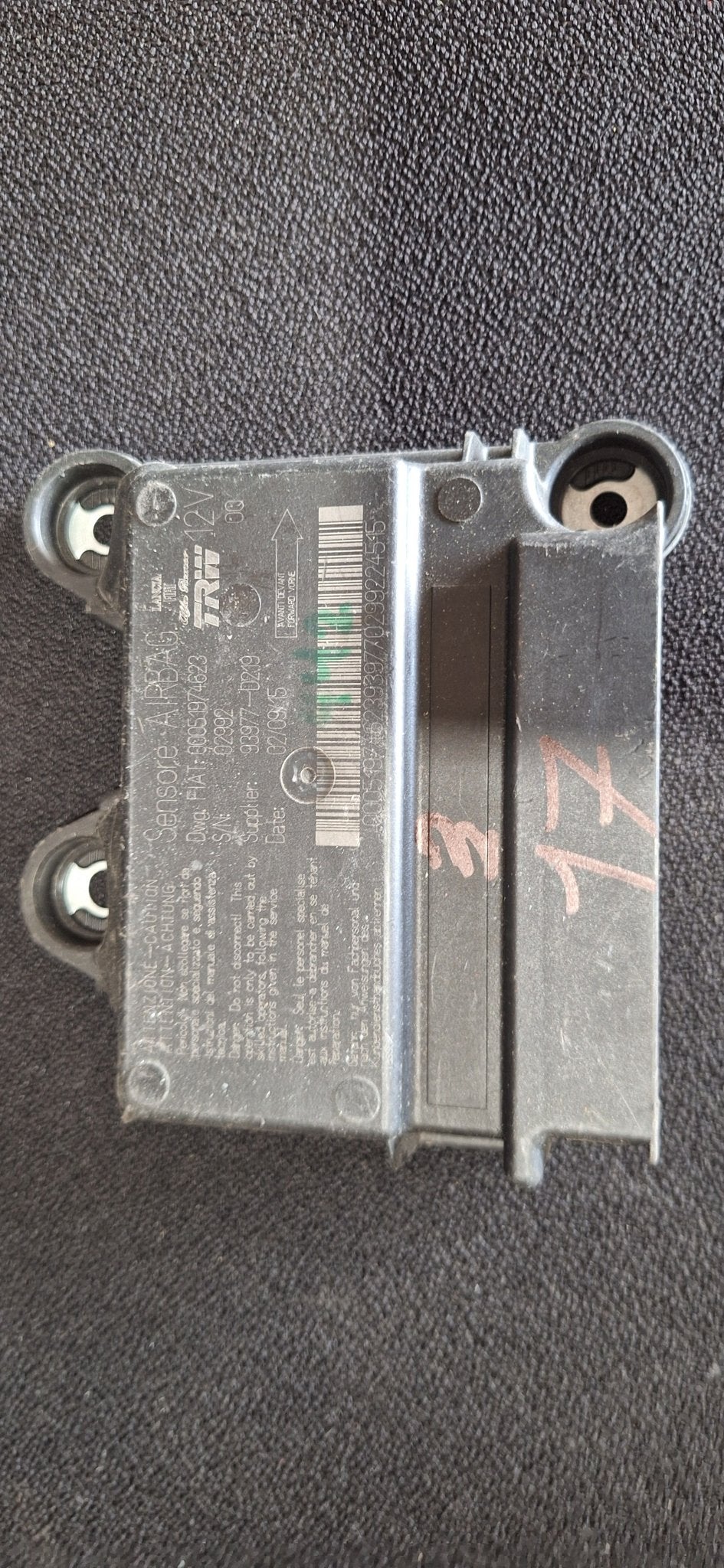 Originele Airbag Stuurmodule Computer Sensor Fiat Punto Mito, -, Utilisé, Fiat, -