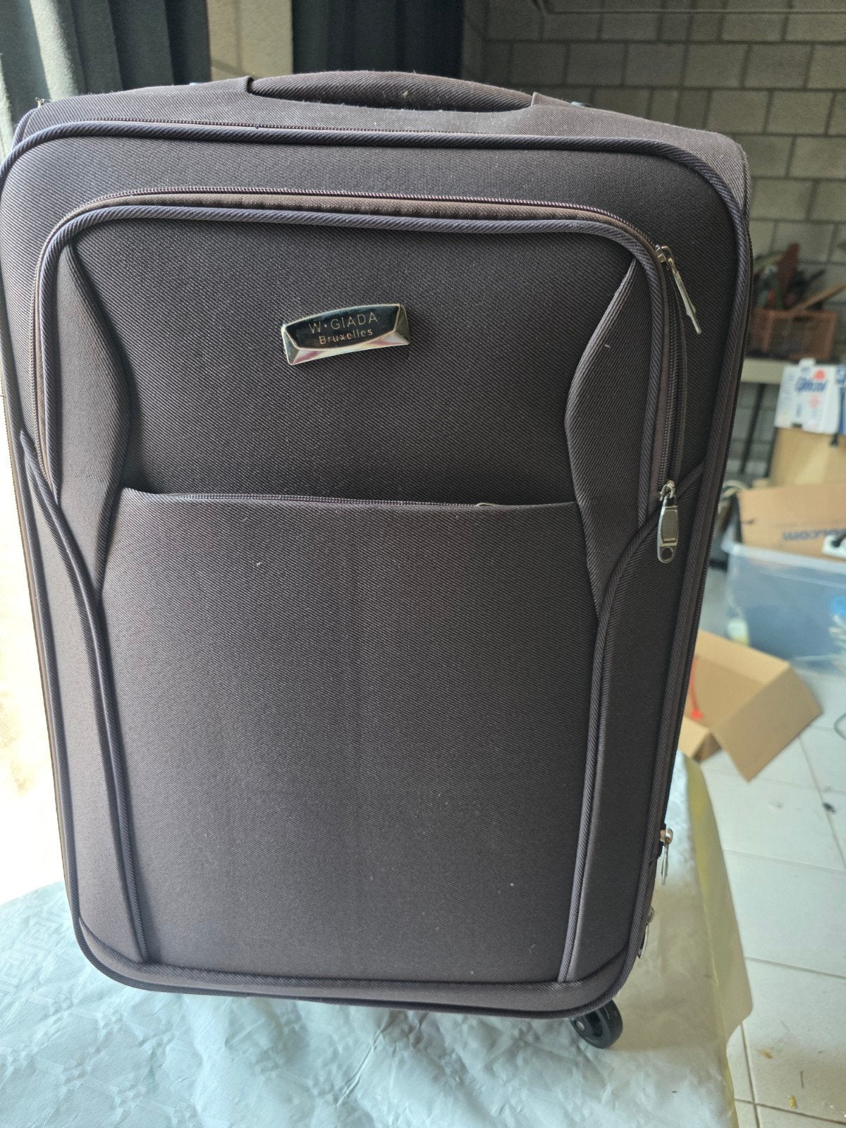 Reiskoffer bruin, Handtassen en Accessoires, Koffers, Ophalen