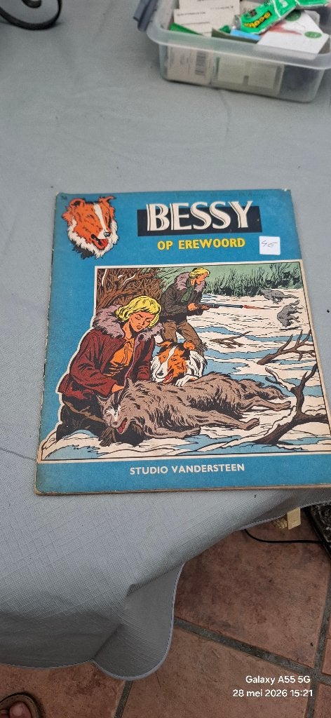 strip Bessy: Op erewoord nr 58, Gelezen, Willy vandersteen, Eén stripboek, Ophalen of Verzenden