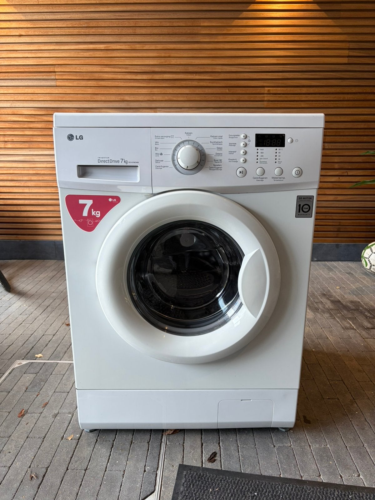 Lave-linge LG 7kg, 1200 à 1600 tours, 6 à 8 kg, Chargeur frontal, Enlèvement