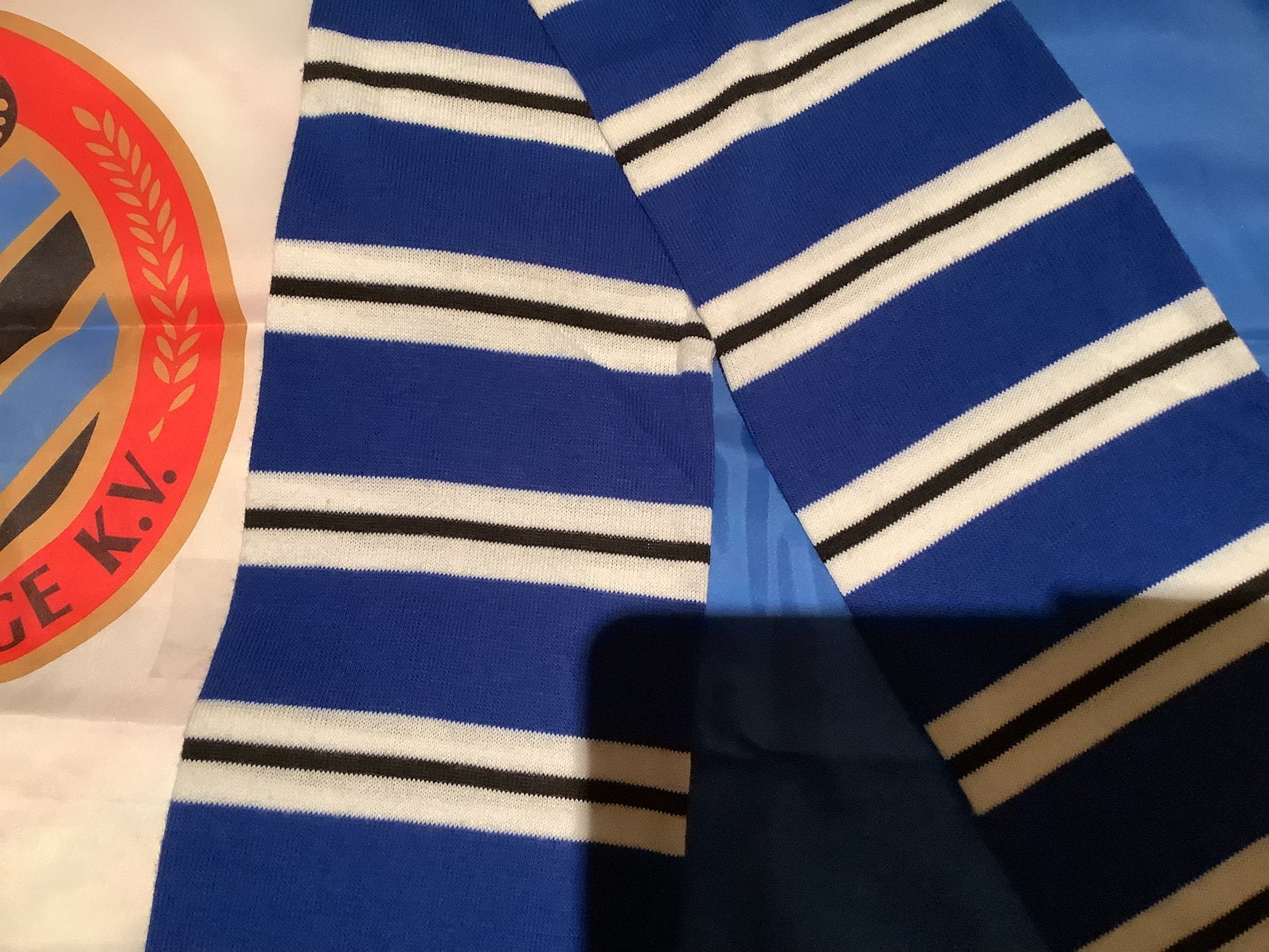 Vintage sjaal Club Brugge (ophalen mogelijk), Ophalen of Verzenden, Nieuw, Overige typen