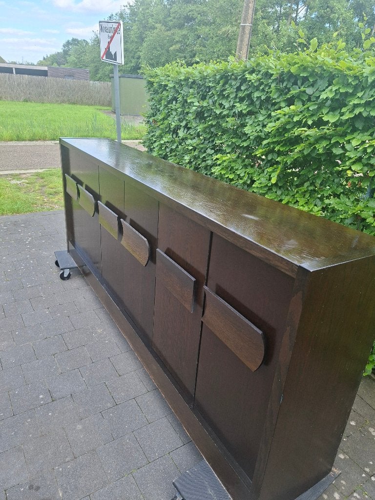 Vintage barkast en dressoir, Huis en Inrichting, Kasten | Dressoirs, Ophalen, Gebruikt, Brutalist