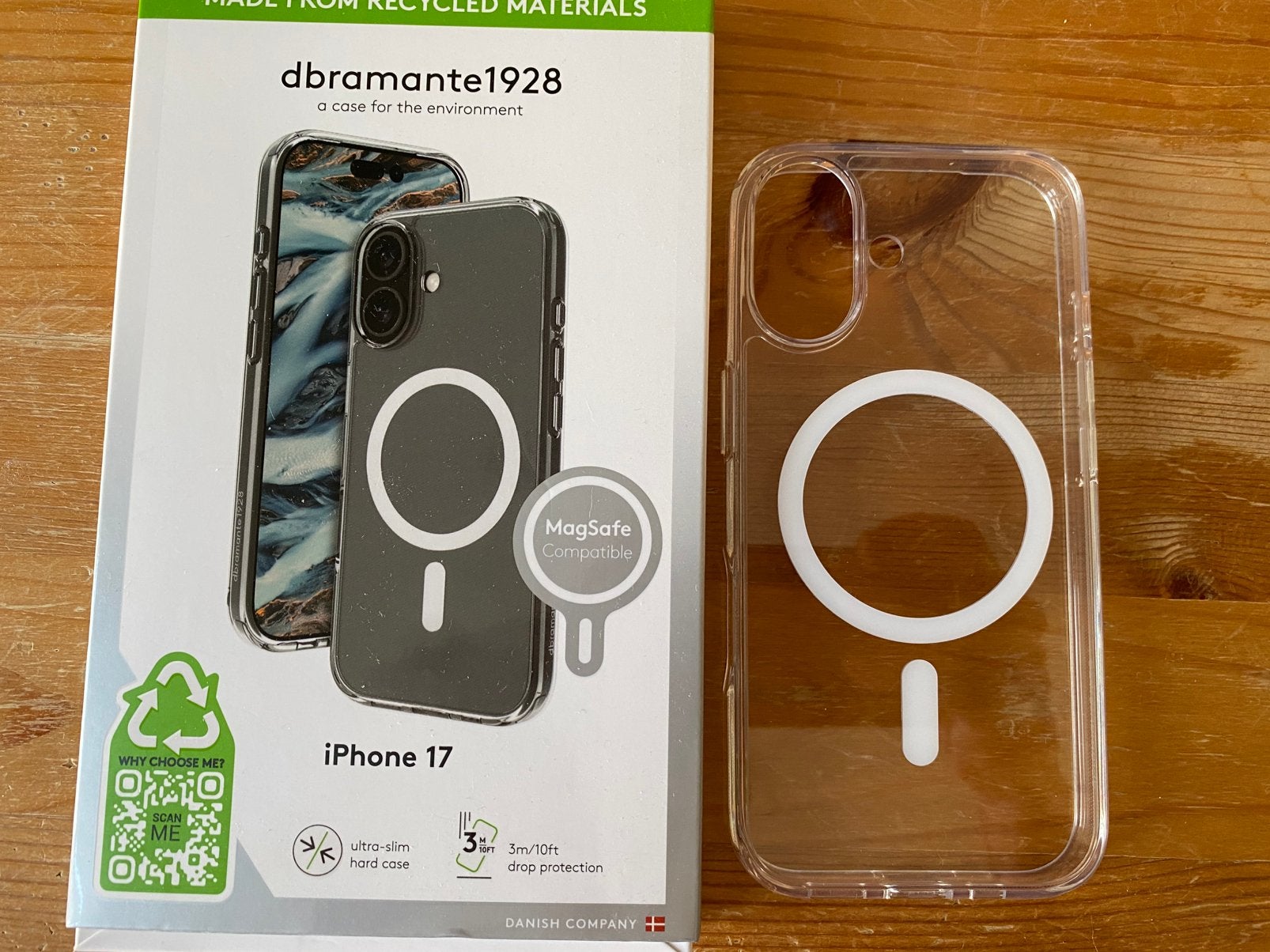dbramante1928 magsafe case iPhone 17 transparant, Ophalen of Verzenden, Zo goed als nieuw, MagSafe, IPhone 17
