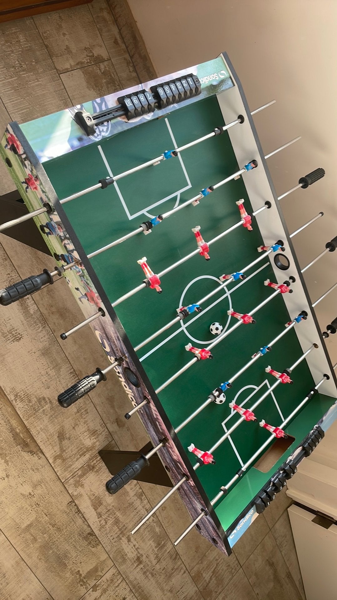 Kickerspel/voetbaltafel voor kinderen, Ophalen, Gebruikt