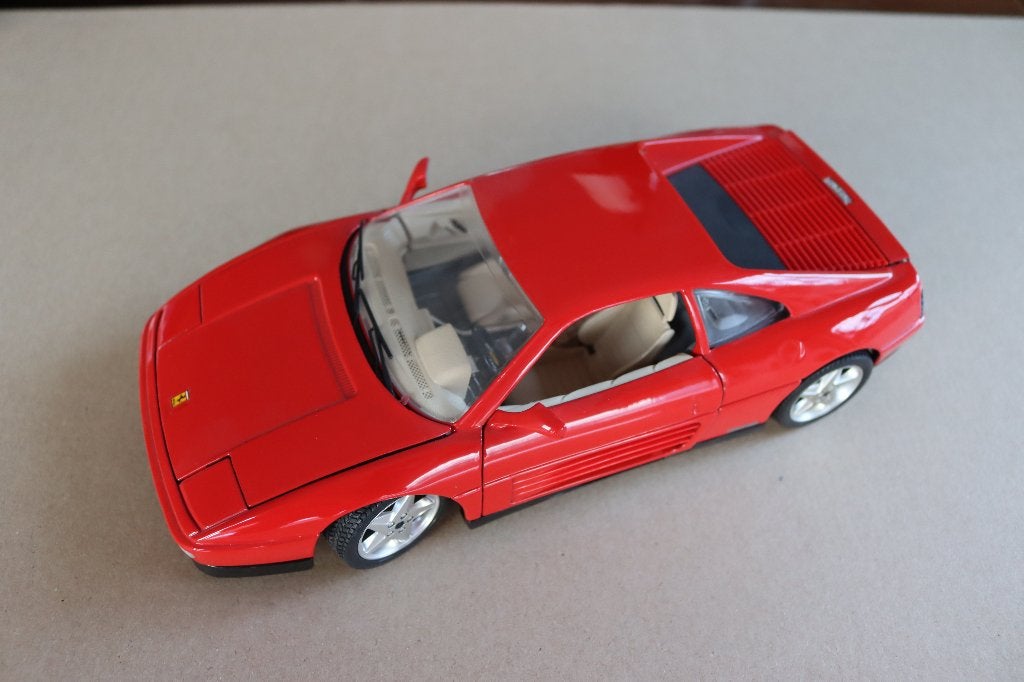 Modelwagen Burago “Ferrari 348 TB” schaal 1/18, Enlèvement, Comme neuf, Voiture, Burago