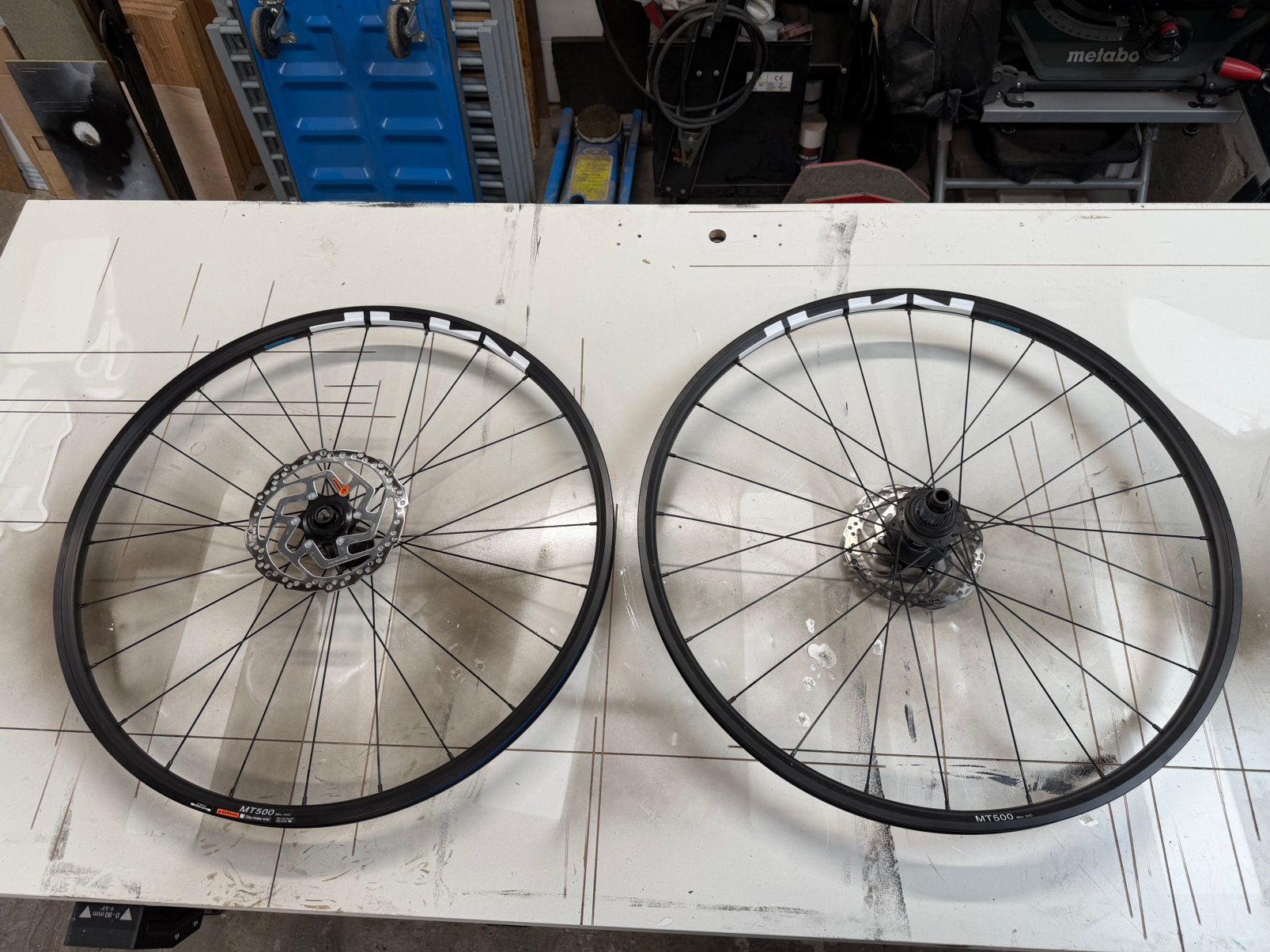 Shimano Deore WH-MT500 mountainbike wielset, Fietsen en Brommers, Ophalen, Zo goed als nieuw, Mountainbike