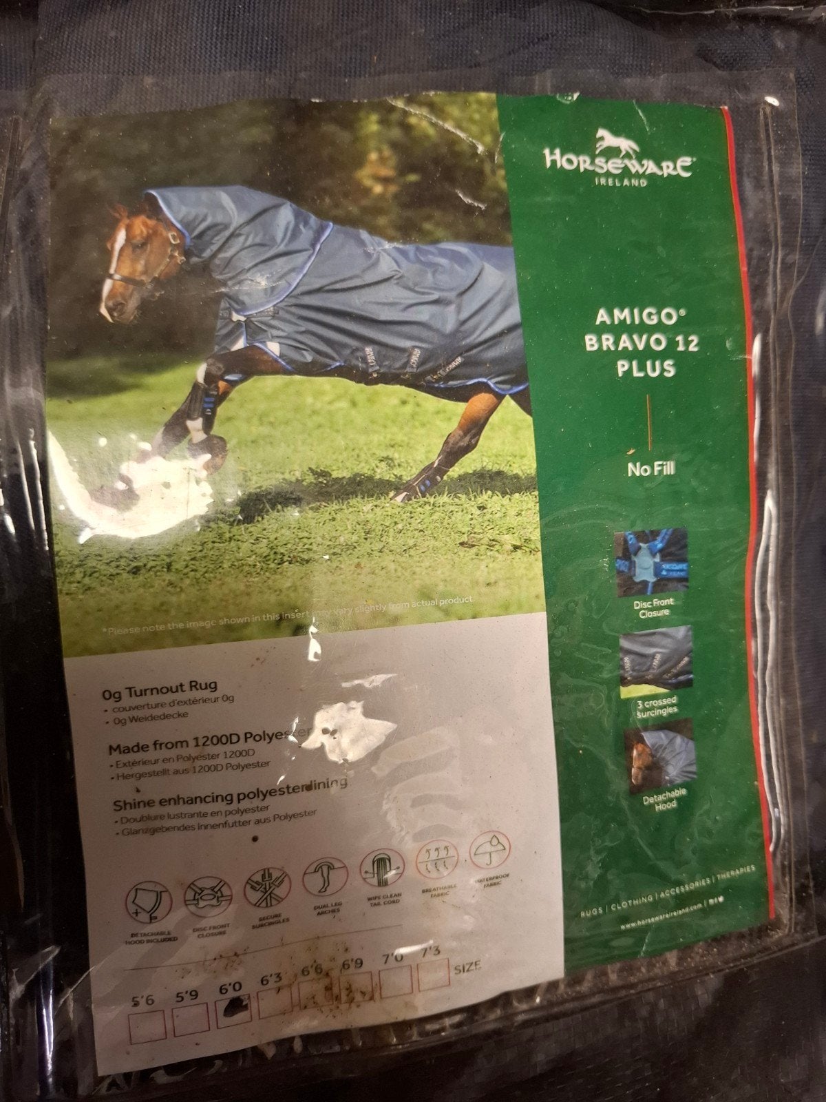 Horseware Amigo Bravo 12 Plus, Dieren en Toebehoren, Ophalen of Verzenden, Amigo