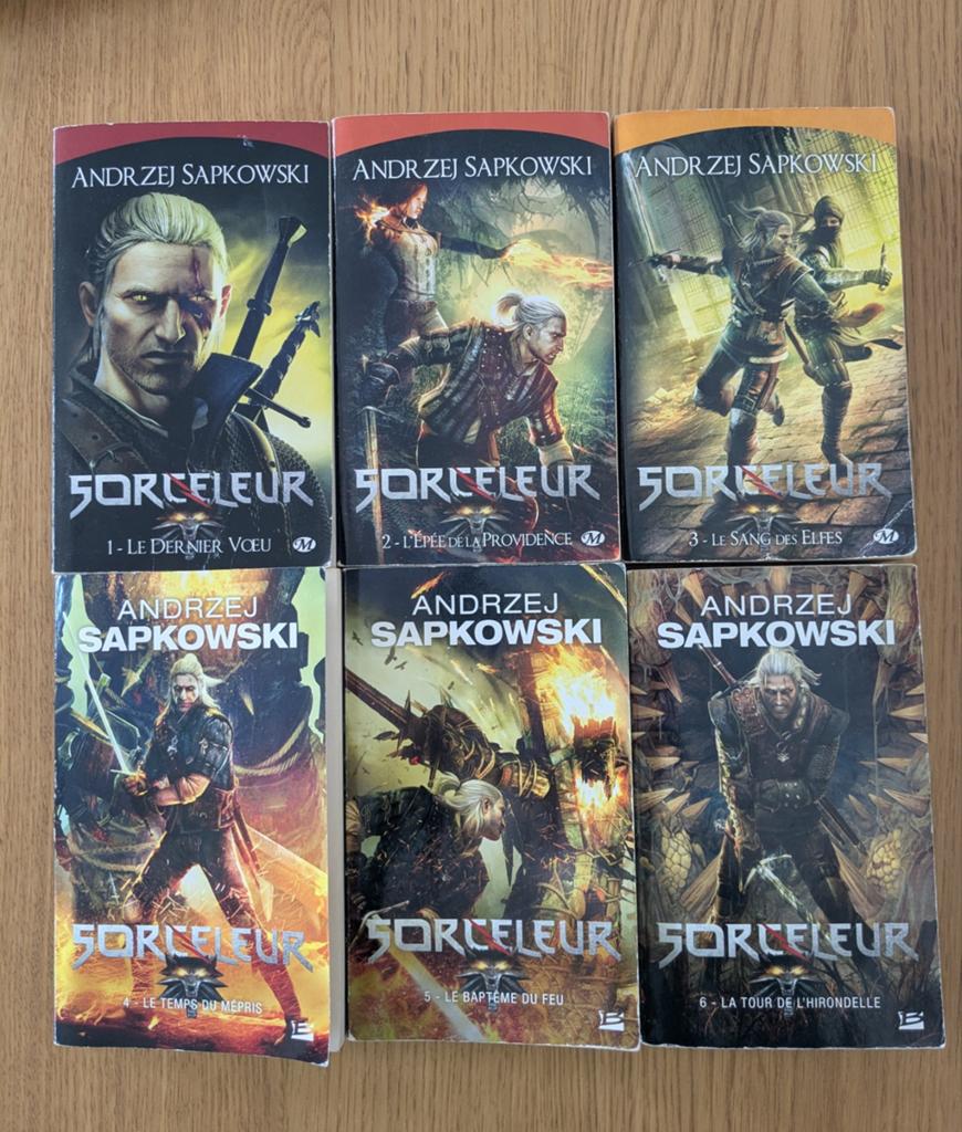 Sorceleur (The Witcher) Tomes 1 à 6, Boeken, Ophalen, Gelezen, Andrzej Sapkowski