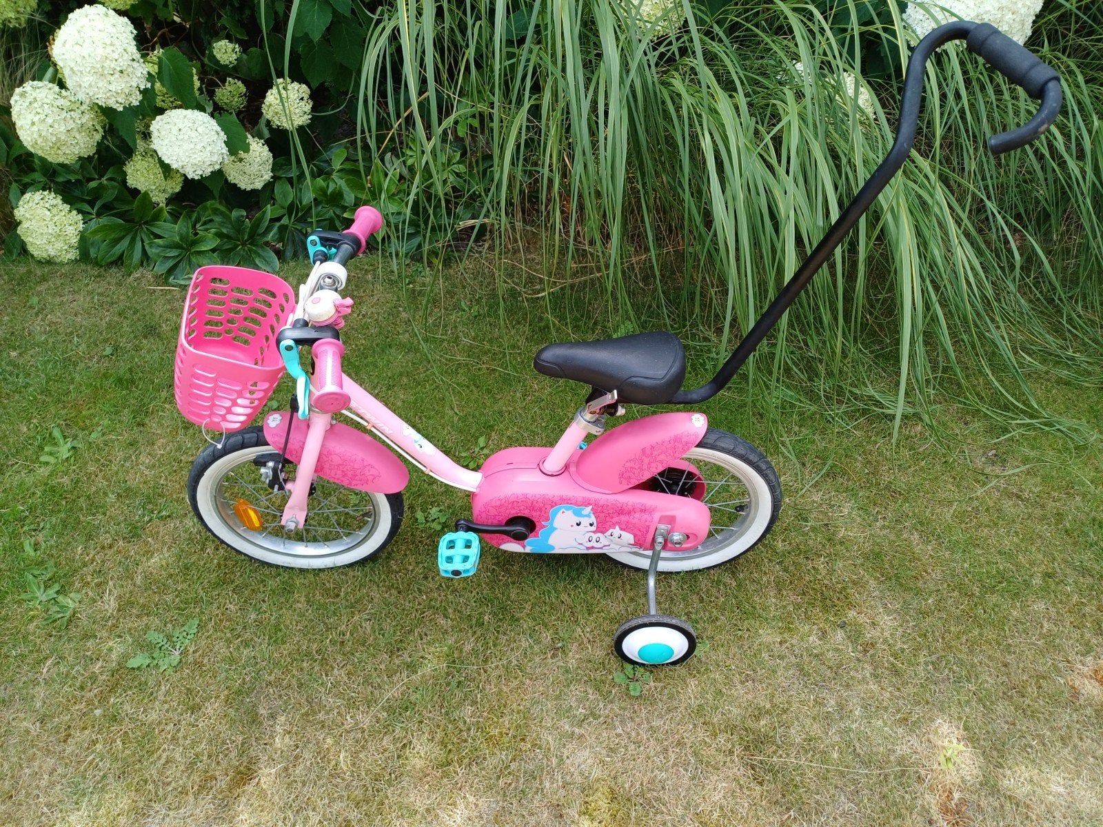 Kinderfiets, Ophalen, Zijwieltjes, Gebruikt, Minder dan 16 inch