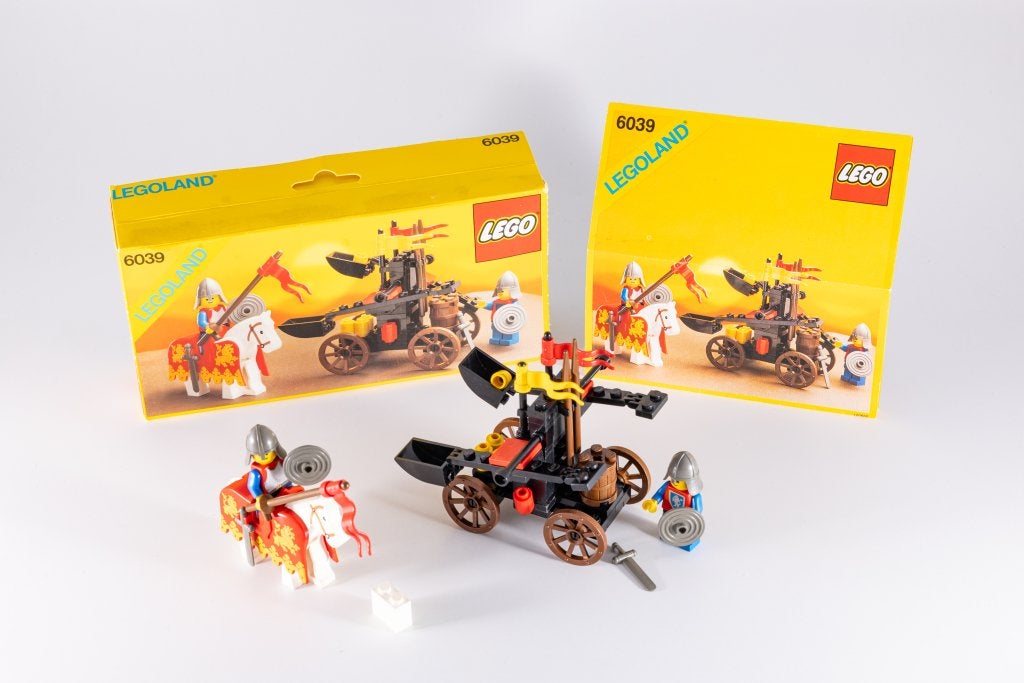 Le lanceur à deux bras LEGO 6039 (1988) - complet, Instructions incluses, Enlèvement ou Envoi, Lego, Ensemble complet