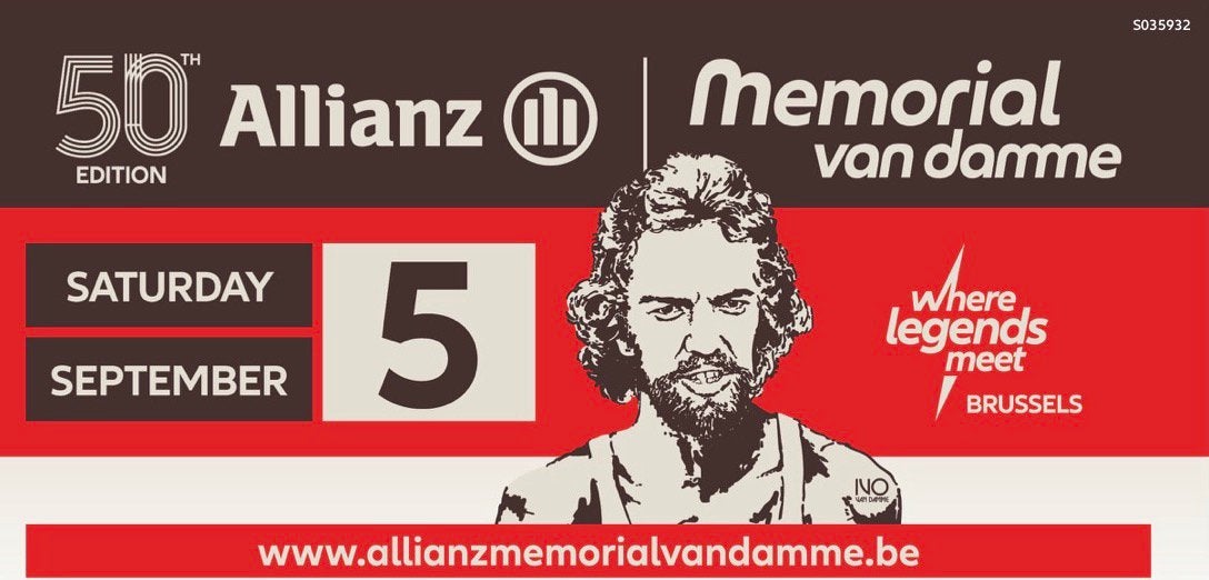 Memorial Van Damme - Zaterdag 5/9 - 4 tickets, Tickets en Kaartjes, Drie personen of meer