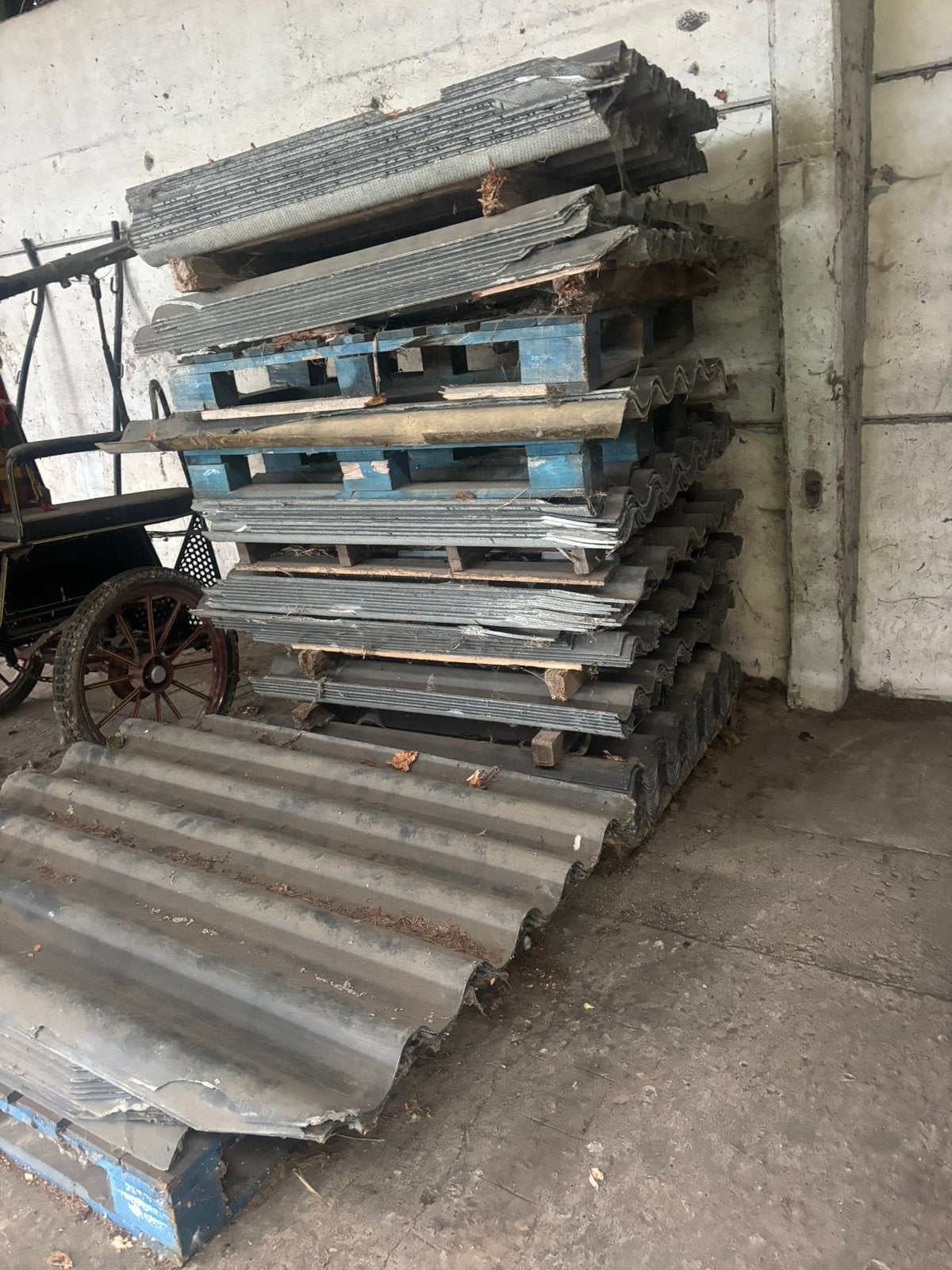 Tôle ondulée, Bricolage & Construction, 15 m² ou plus, Tôle ondulée, Comme neuf, Enlèvement