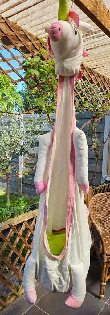 Snuutje Hangschommel Elli De Eenhoorn Katoen - Tot 80kg, Ophalen of Verzenden