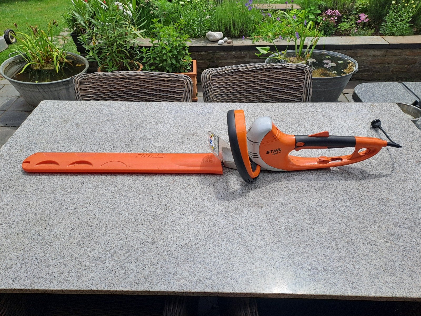 Stihl HSE71 heggenschaar, Ophalen, Benzine