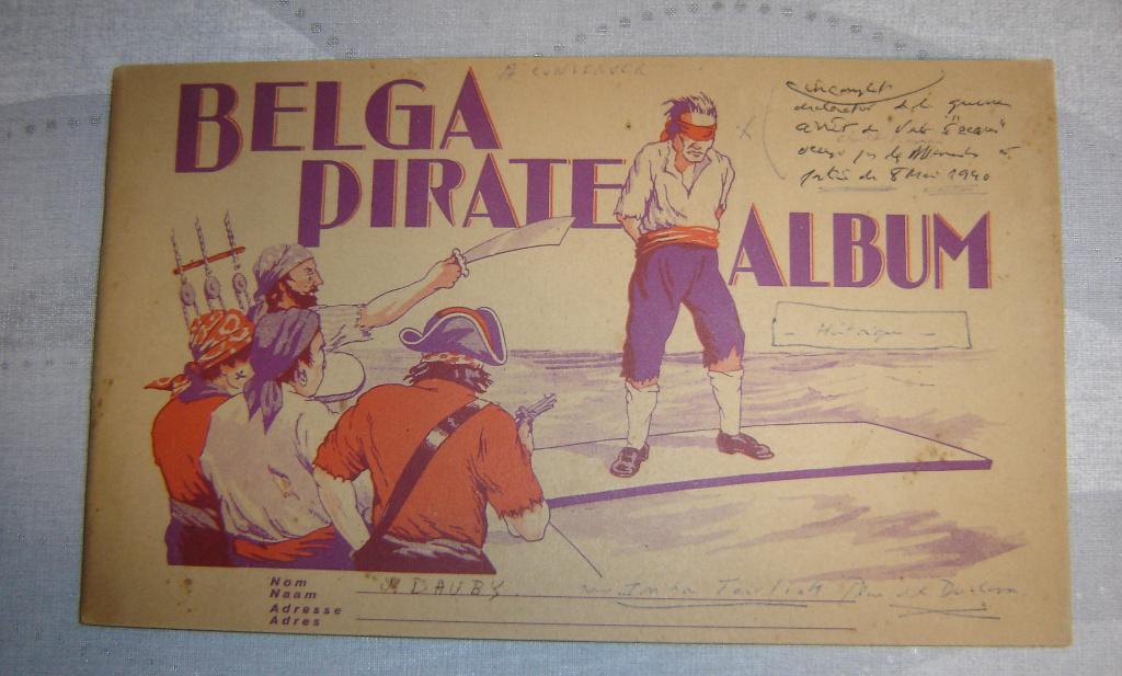 Album Chrome Belga Pirate, Envoi, Utilisé, Belga chewing Gum, Album d'images