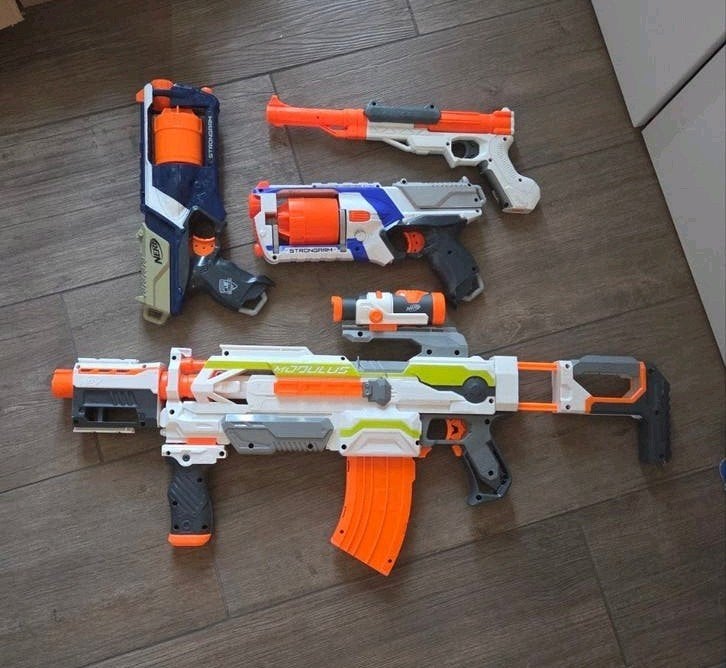 Set nerf geweren, Ophalen