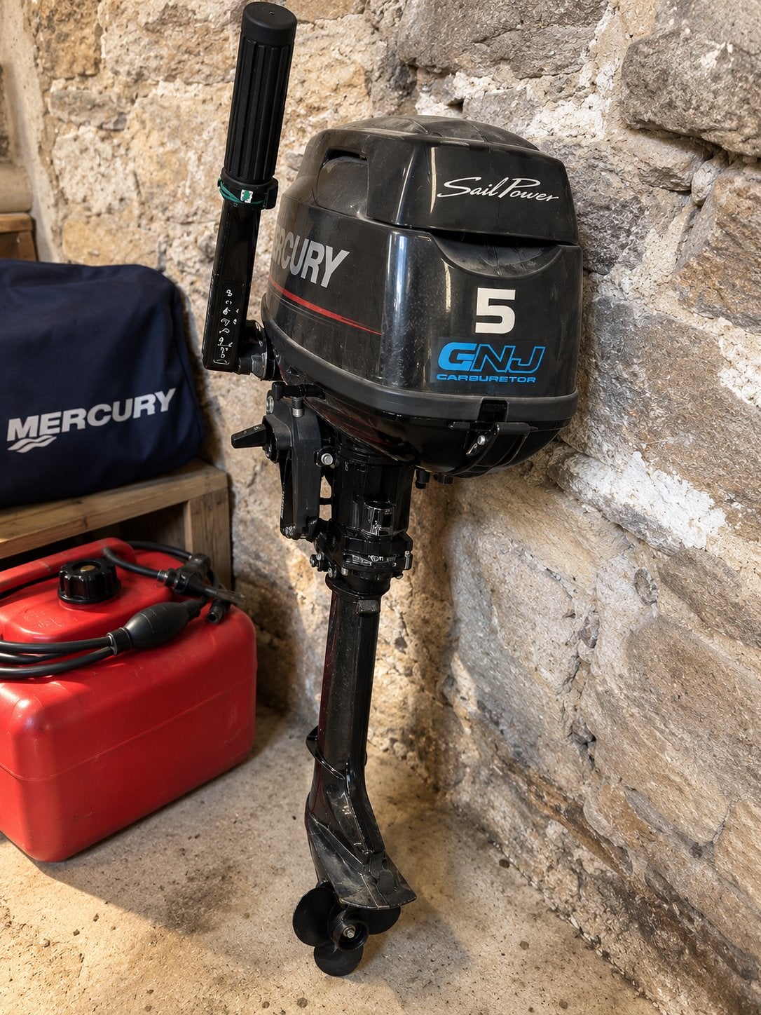 Moteur hors-bord Mercury 5 CV FourStroke – 4 temps –, Enlèvement, Comme neuf, Moteur hors-bord