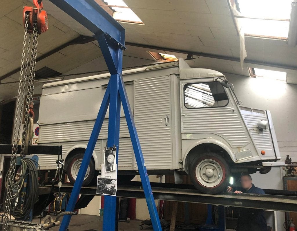 Citroën HY 1966 - Indénor diesel - netjes gerestaureerd, foto 5