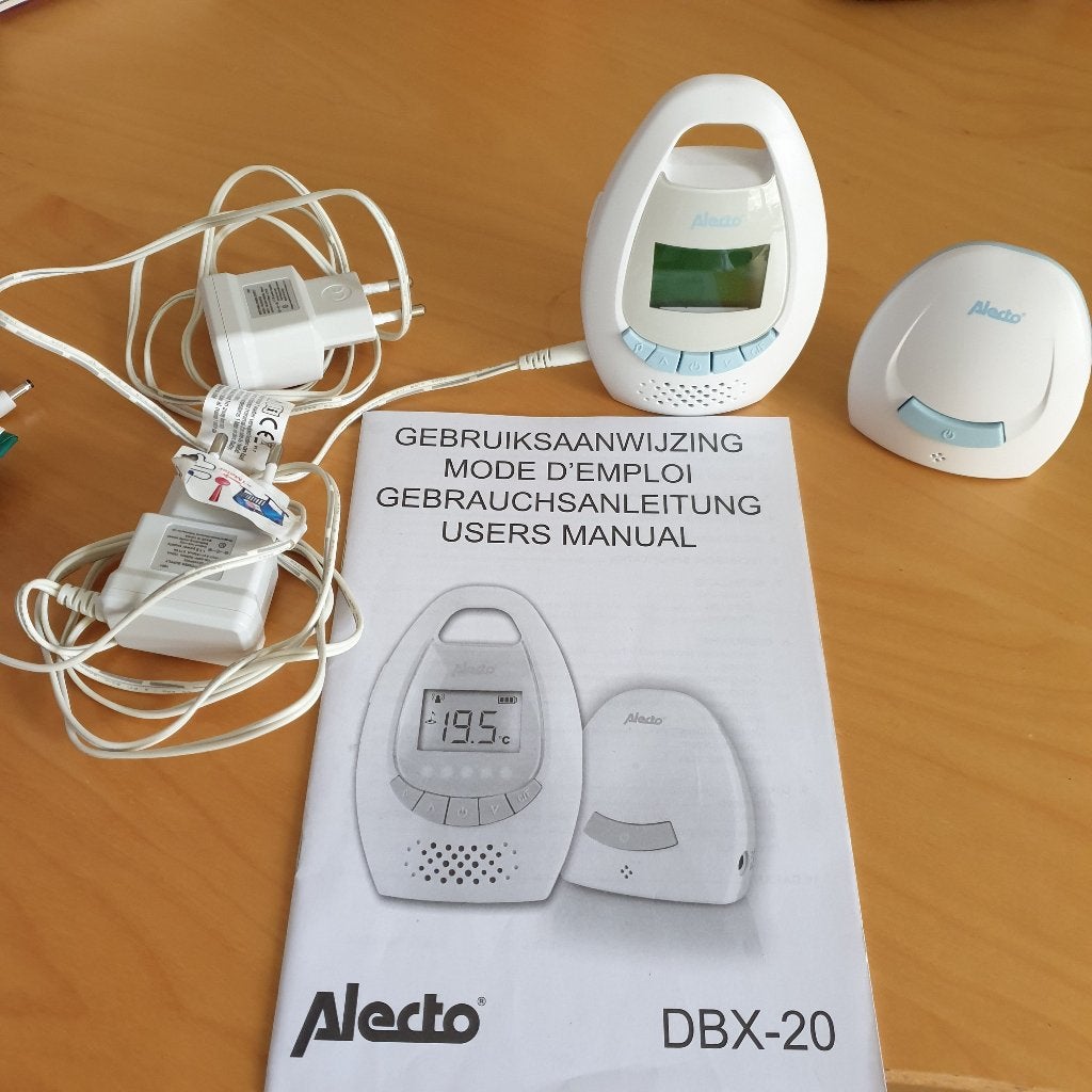 Alecto babyfoon DBX 20, Ophalen of Verzenden, Zo goed als nieuw, 100 tot 250 meter, Digitaal