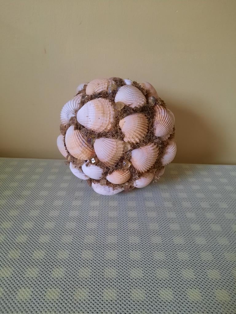Schelpen bol met schelpjes, Huis en Inrichting, Woonaccessoires | Kransen, Ophalen