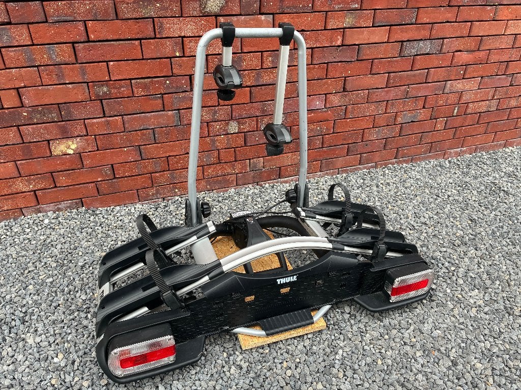 Porte-vélos Thule EuroWay G2 921, Enlèvement ou Envoi, 2 vélos, Pneus larges, Comme neuf