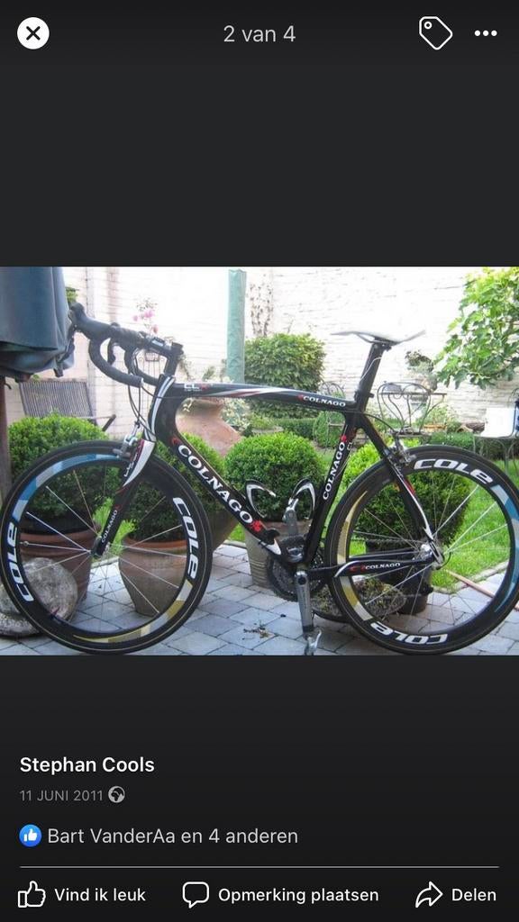 Colnago Clx2, Gebruikt, Velgrem, 57 tot 61 cm, Ophalen