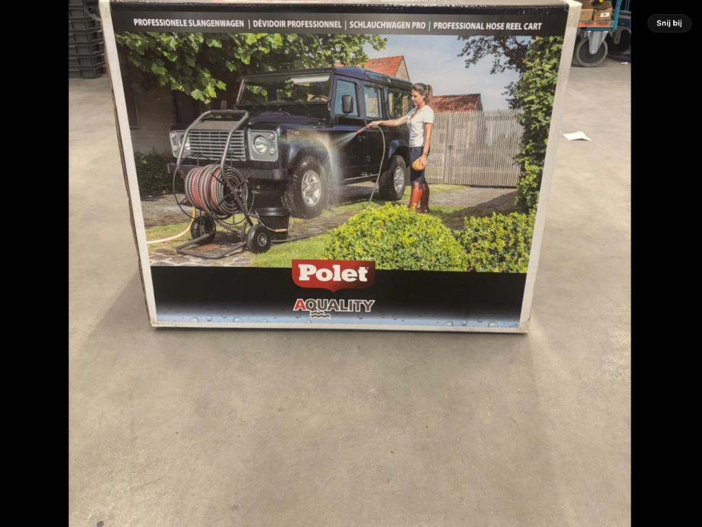 Slangenwagen Polet Aqyality 730130, Ophalen, Nieuw, Tuinslanghaspel