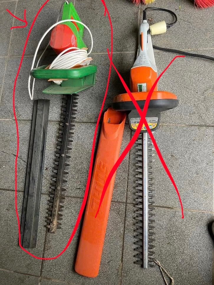 Ciseaux à haies électriques, Enlèvement, Utilisé, Électrique, Stihl
